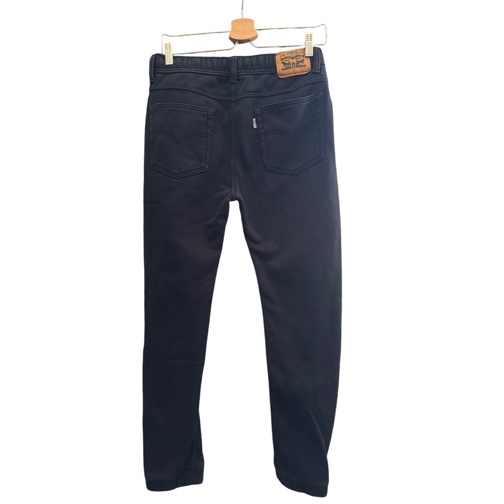 Levis Boys Knit Jogger Pants Black Size XL 13-15 Years Elastic Waist Sweatpants